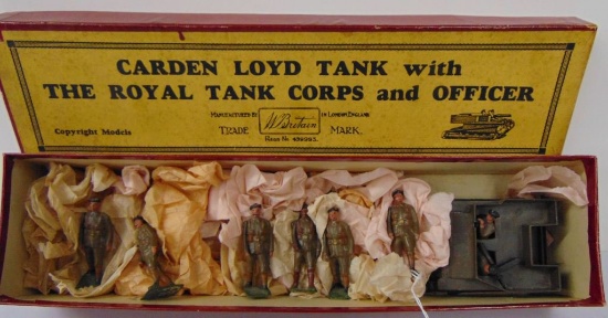 Britains. #1322. Carden Loyd Tank with Troops.