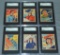 National Chicle Sky Birds. Graded Lot of Six.
