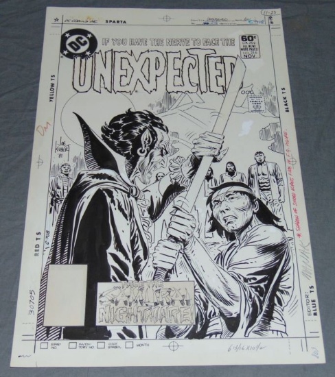 Joe Kubert. The Unexpected. Cover Art #216.