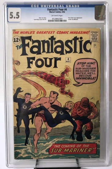 Marvel, Fantastic Four #4, CGC 5.5.8