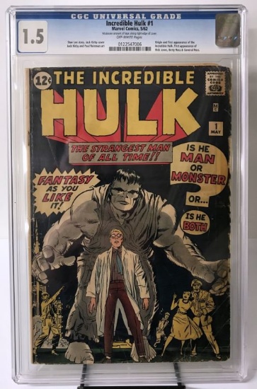 Marvel, Incredible Hulk #1, CGC 1.5