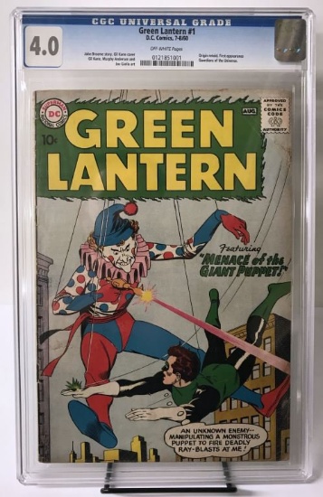 DC, Green Lantern #1, CGC 4.0
