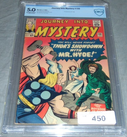 Journey Into Mystery #100 CBCS Graded.