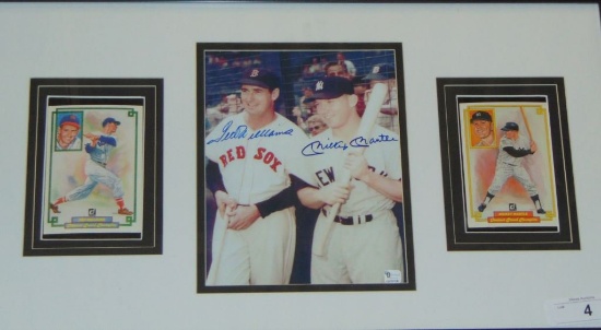 Ted Williams & Mickey Mantle Signed Photo