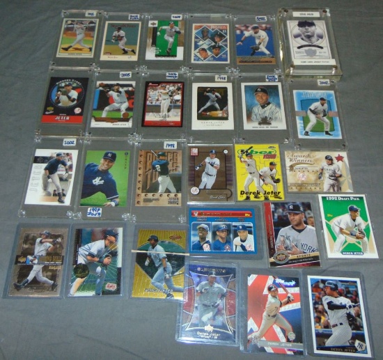 Assorted Derek Jeter Baseball Card Lot