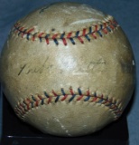 Babe Ruth Autographed Baseball w/JSA LOA