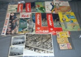 Assorted Sports Lot, Yearbooks, Ticket Stubs