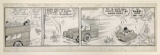 1945 Al Capp Li'l Abner Original Daily Comic Art