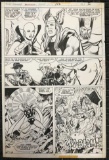 1975 Avengers #142 Comic Art Page Signed Perez