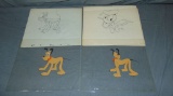Disney 1940's Animation Cels and Drawings.