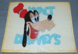 Disney 1940's Goofy Opening Title Cel.