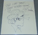 Garry Trudeau Signed Doonesbury Sketch