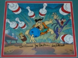 Hanna Barbera Signed Flintstones Ltd Ed Cel