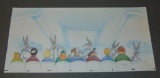 Signed Virgil Ross Pan Drawing Bugs Bunny