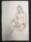 Moses Soyer, Pencil Signed Figure Study #1