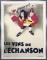 L'Echanson French Advertising Table Wine Poster