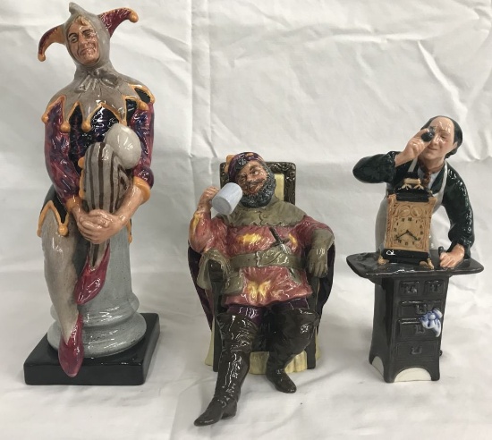 Lot of Three Royal Doulton Figures.