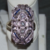 Deco Diamond Ring