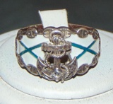 Russian Silver, Nautical Diamond Ring