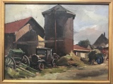 Laszlo De Nagy, Oil on Board Landscape