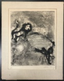 Marc Chagall. Pencil Signed Etching