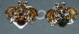 Jose and Maria Brooch lot of 2;