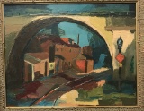 Oil on Board Painting Signed Mangan