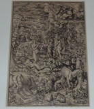 Jost Amman, History of Adam of Eve, Woodcut