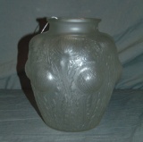 Rene Lalique Domremy Thistle (Artichoke) Vase.