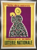 French Loterie Nationale Poster, Mothers Day