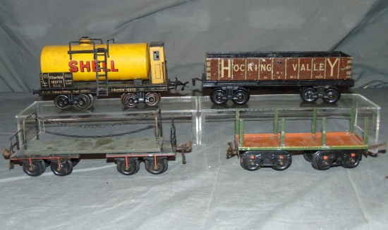 4 Bing O Ga Freight Cars