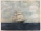A. Harvey Signed Nautical Watercolor on Paper
