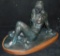 Thomas Holland Bronzed Resin Nude Statue