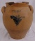 Ovoid Stoneware Crock.