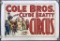 Cole Bros & Clyde Beatty Circus Poster