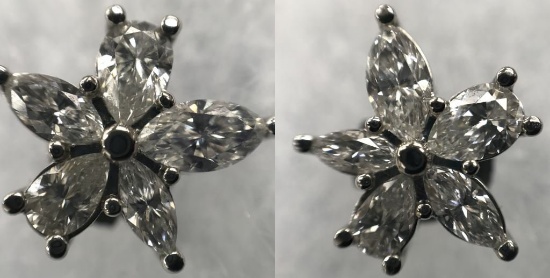 Tiffany & Co. Platinum & Diamond Earrings