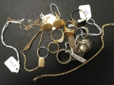 Gold and Silver Estate Jewelry Lot.