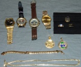 Gold and Other Jewelry Lot.