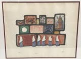 Amram Ebgi, Judaica Lithograph, 