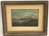 Oil on Tin Painting, Artist Unknown