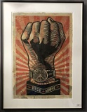 Shepard Fairey, Rise Above Fist HPM, 2006