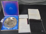 Franklin Mint Sterling Silver Mothers Day Plate