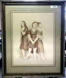 Moses Soyer Pencil Signed Lithograph,