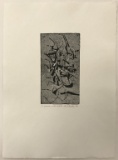 Fred Becker Signed Etching 