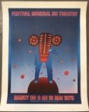 1975 French Festival Poster by Folon