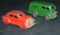 2 Marx 3 Inch Vehicles