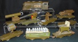 9Pc Marx Military Train Lot