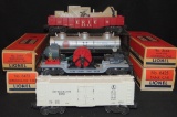 4 Clean Boxed Lionel Freight Cars