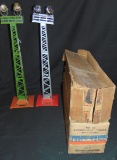 2 Clean Boxed Lionel 92 Light Towers