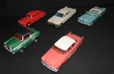 Lot of Five Vintage Toy Cars.